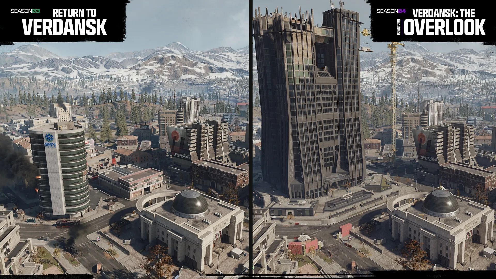 Warzone's The Overlook (Image via Activision)